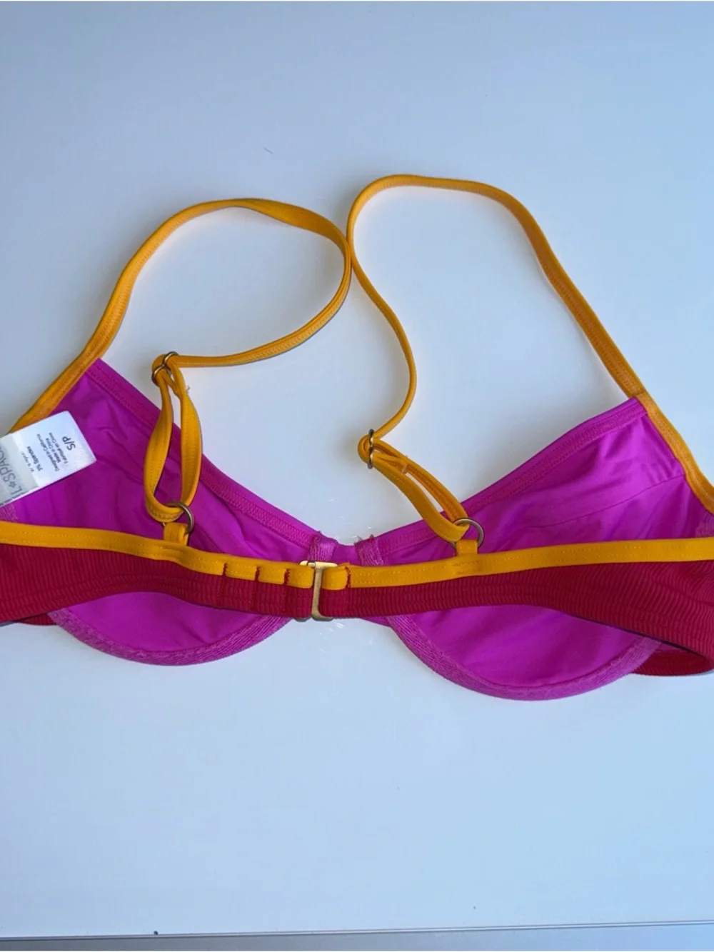 L*SPACE Missy top high cut high waist Miami Beach vacation two piece swimsuit S - Picture 8 of 8